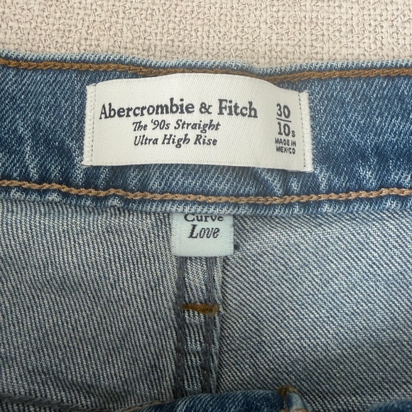 Abercrombie & Fitch Jeans - 90s straight ultra high rise - Size 30 short NWT - Picture 3 of 4